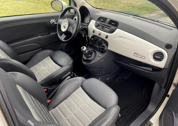 Fiat 500 cena 18900 przebieg: 134000, rok produkcji 2009 z Trzemeszno małe 121